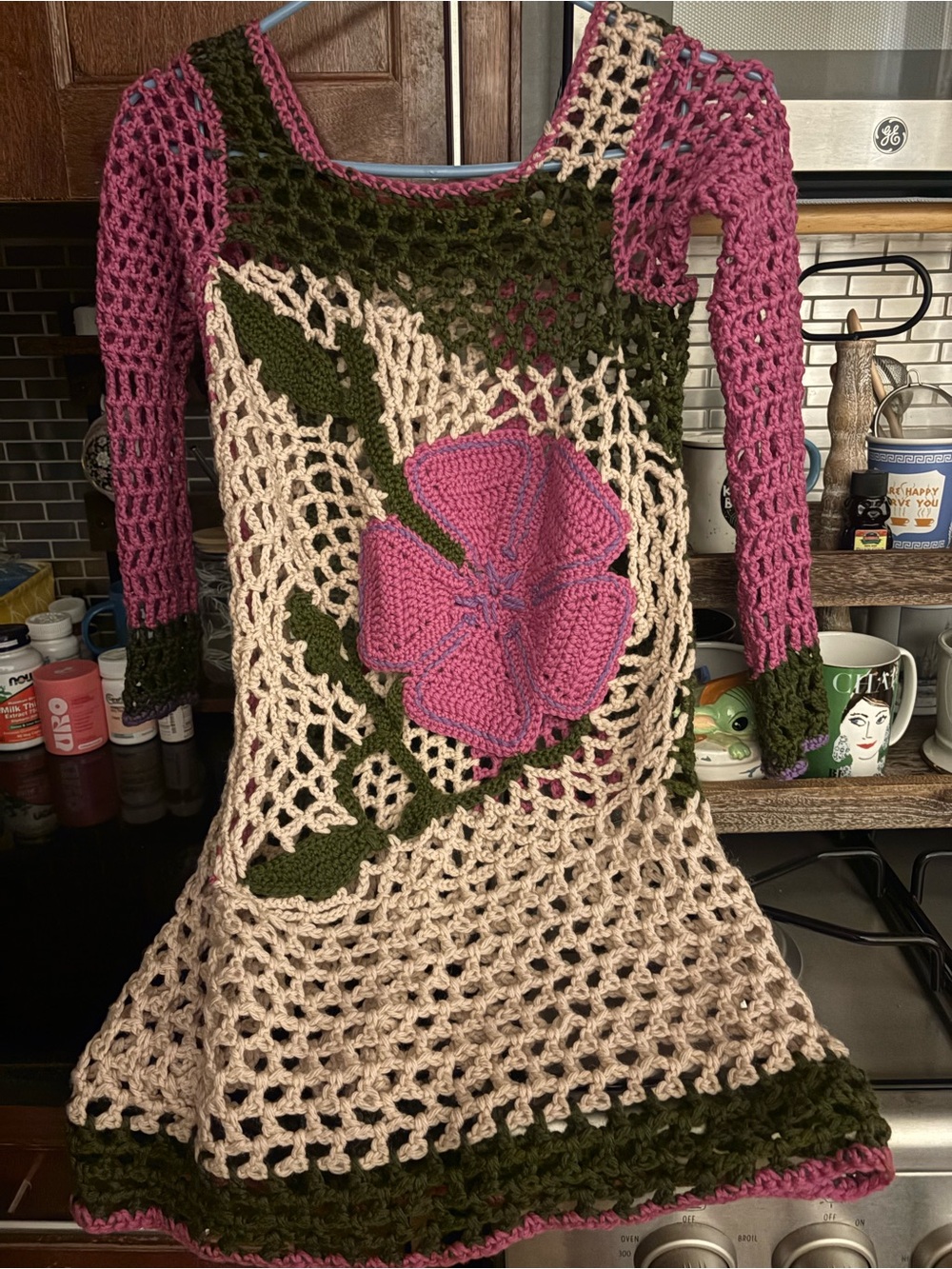 Vintage crochet dress